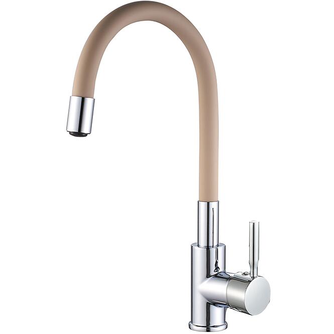 Flexibilná drezová batéria béžová Samba M7179SD