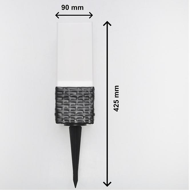 Solární svítidlo 4 LED 42cm 3050S ratan