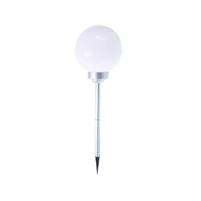 Solárna lampa 4 LED BY-131580 guľa biela 20,2