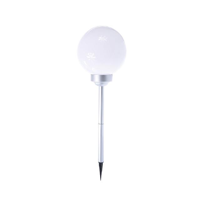Solárna lampa 4 LED BY-131580 guľa biela 20,2