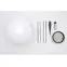 Solárna lampa 4 LED BY-131580 guľa biela 20,4