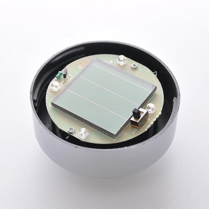 Solárna lampa 4 LED BY-131580 guľa biela 20,5