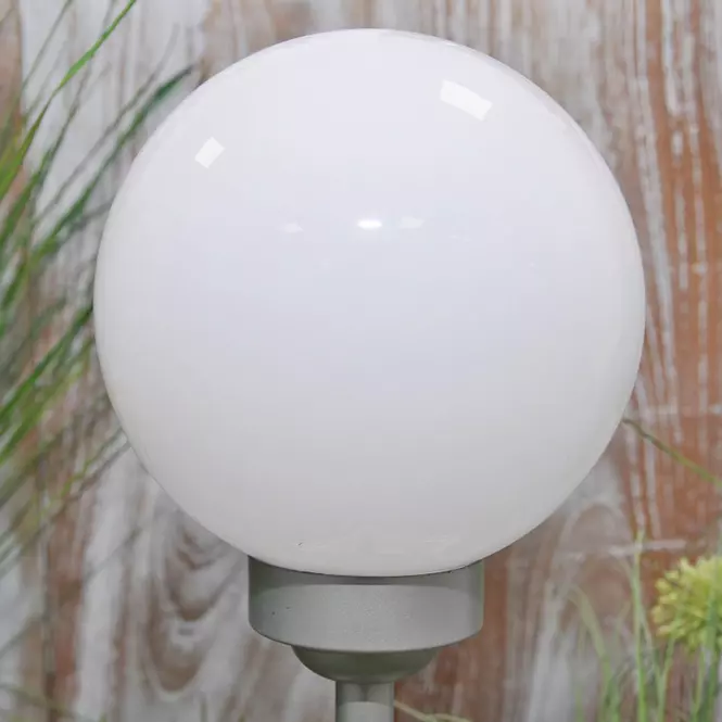 Solárna lampa 4 LED BY-131580 guľa biela 20