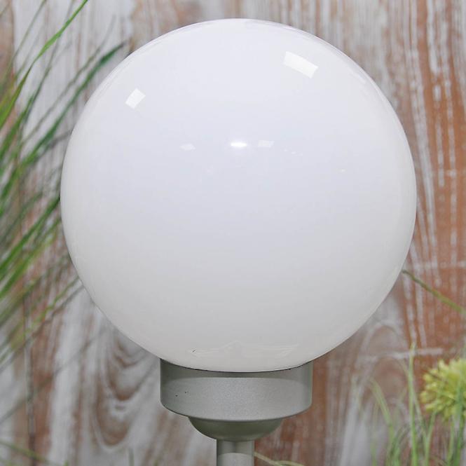 Solárna lampa 4 LED BY-131580 guľa biela 20,6