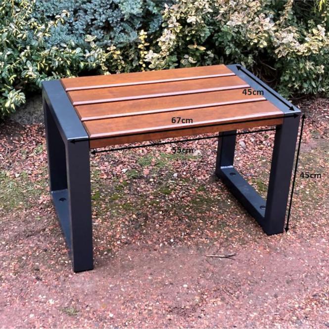Drevená stolička moderná bez operadla palisander,2