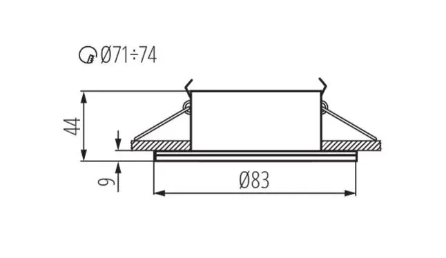 Stropné svietidlo Qules AC O-C/M 26304,2