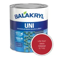 Balakryl Uni Mat 0830 Červená 0,7kg