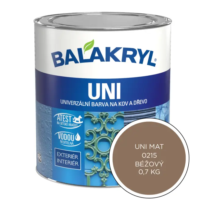 Balakryl Uni Mat 0215 Béžový 0,7kg