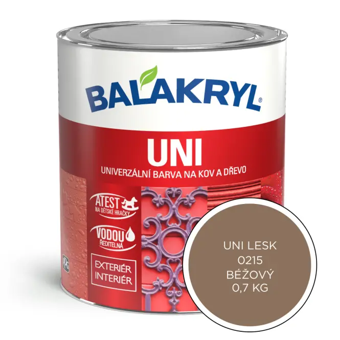 Balakryl Uni Lesk 0215 Béžový 0,7kg