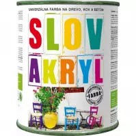 Slovakryl Základná farba mat biela 0,75 kg