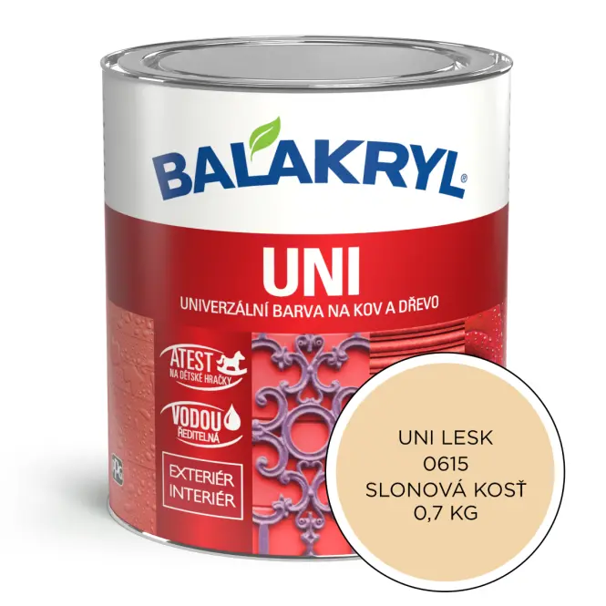 Balakryl Uni Lesk 0615 Slonovinová Kosť 0,7kg