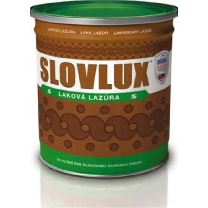 Slovlak Slovlux Laková lazúra gaštan 0,7 l