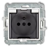 Zásuvka hermeticky biely MGPB-1ZP mini