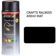 Crafts Čierna Mat Ral 9005 400 Ml 696046