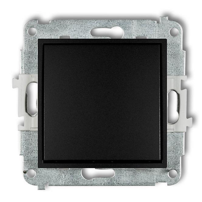Vypínač matný čierny 12MWP-1 mini