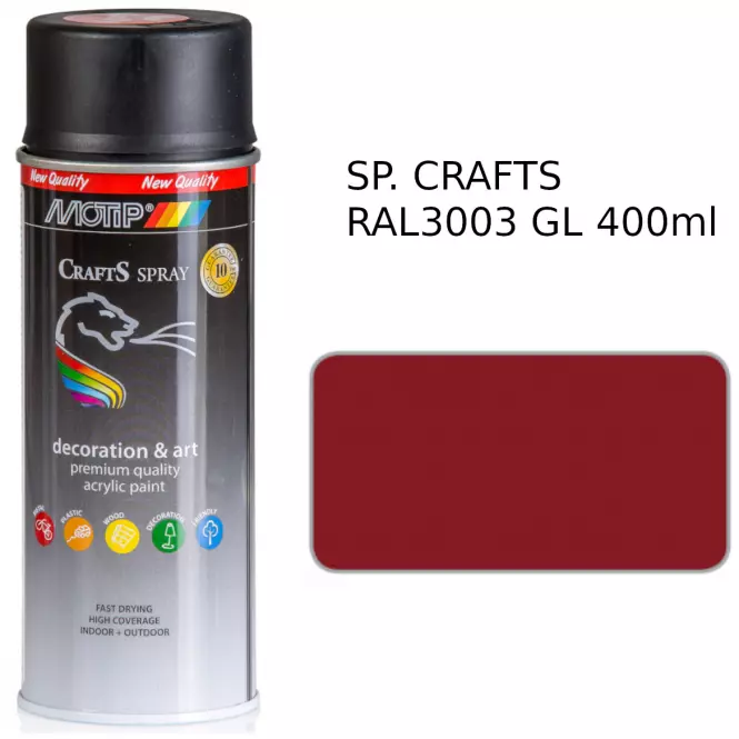 Crafts Červená  Ral 3003 400 Ml 696220
