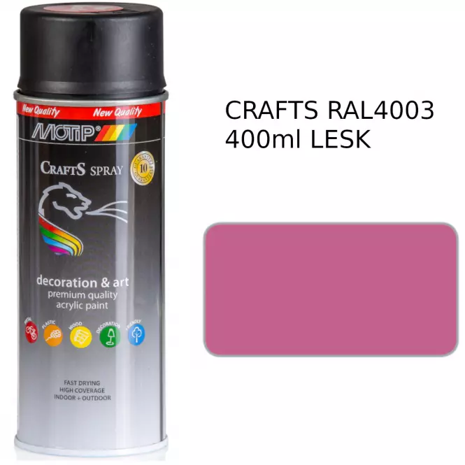 Crafts Ružová Ral 4003 400 Ml 696206