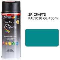 Crafts Tyrkysová  Ral 5018 400 Ml 696138