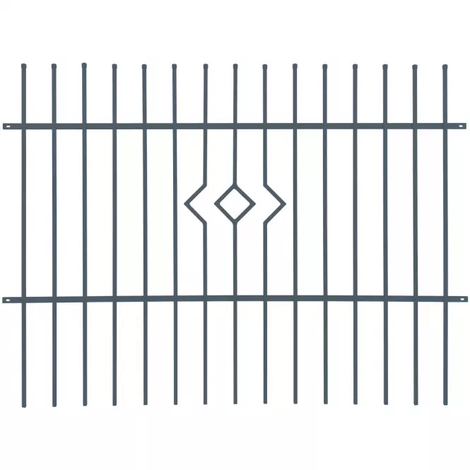 Plotový panel  PORTO 2 2m/1,45m ZN+RAL7016