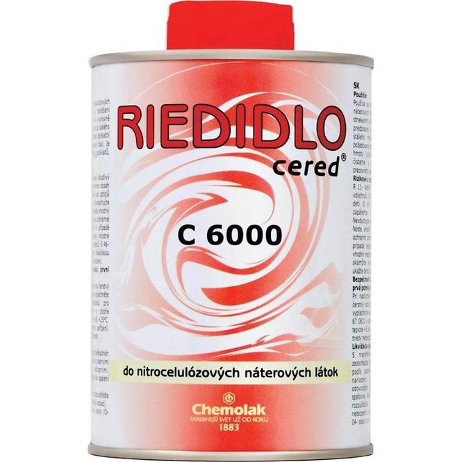 Chemolak Riedidlo do Nitrocelulozovych Náterových Látok C-6000 0,8l