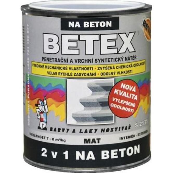Betex 2v1 na betón S2131 červenohnedá 0,8 kg
