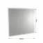 Zrkadlo 80x80 s fazetou,3