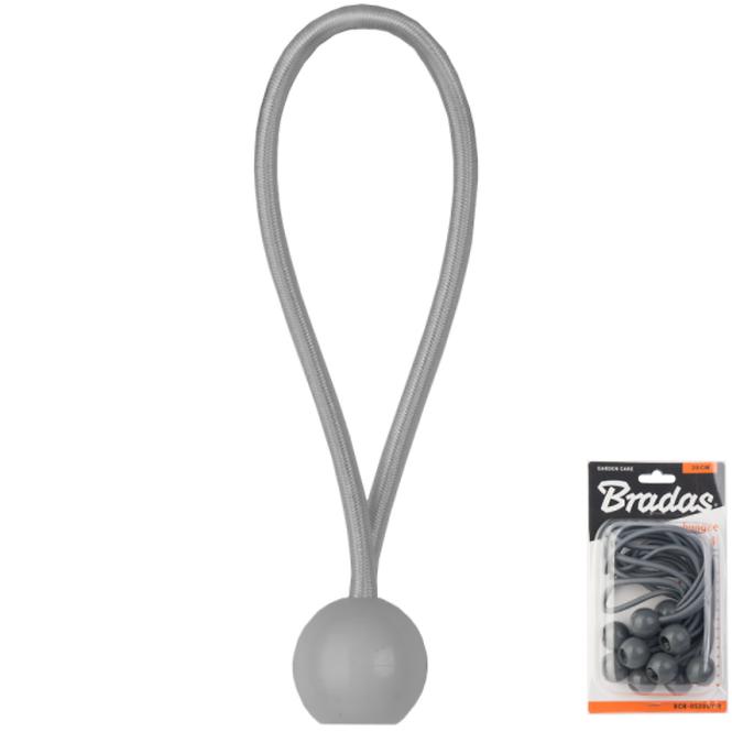 Gumová sada s guľkou, BUNGEE CORD BALL 10ks x 20CM