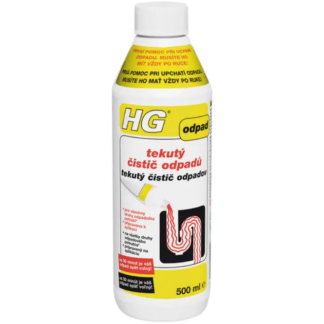TEKUTÝ ČISTIČ ODPADŮ 500ML