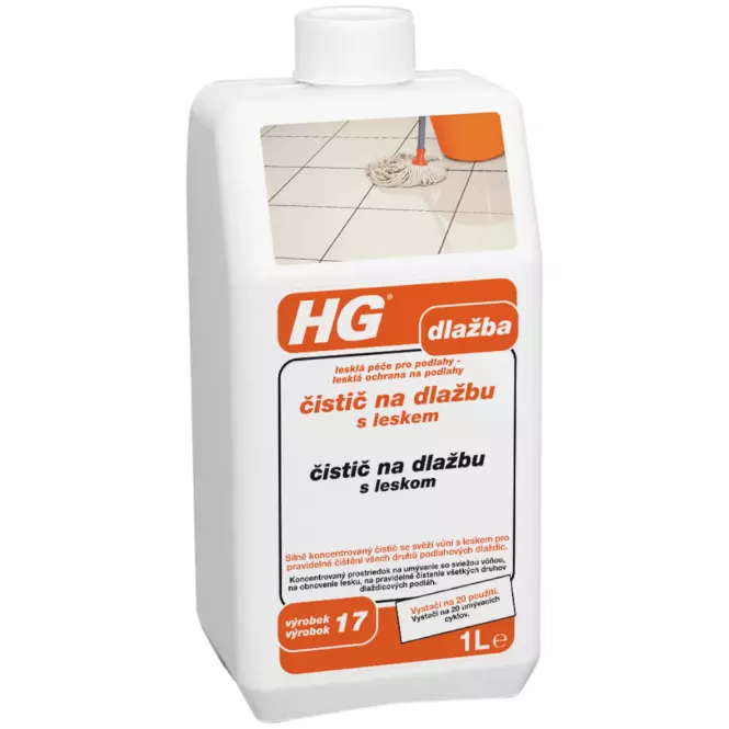 HG Čistič na dlažbu s leskom č.17 1l