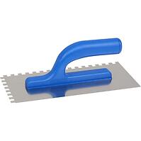 Kubala nerezové hladidlo 130x270 mm zubaté 8x8 mm 0404
