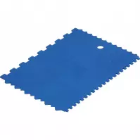 Plastová špachtla ozubená univerzálna 0706
