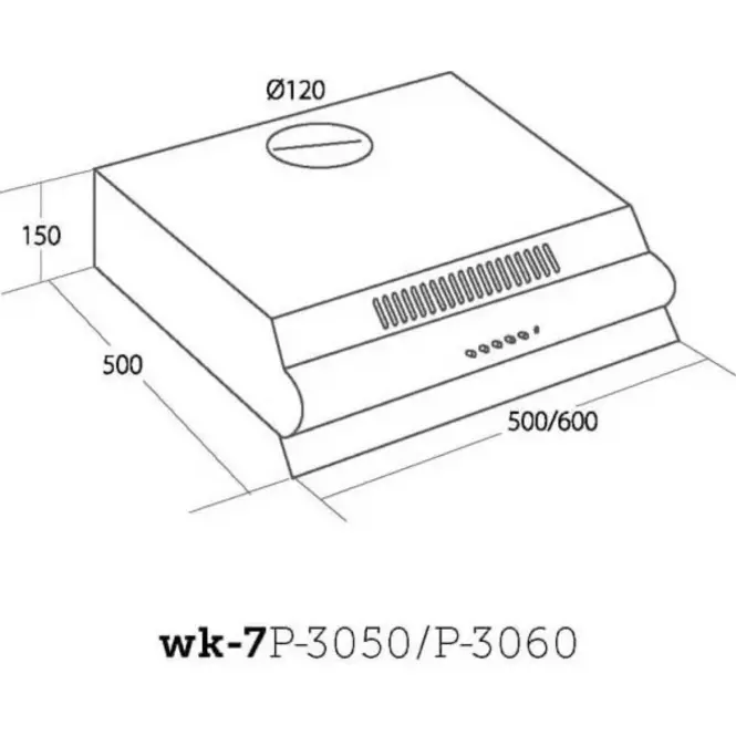 Digestor P-3060 meď,4