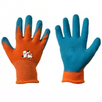 Rukavičky pomarančové latex, rozmer 2