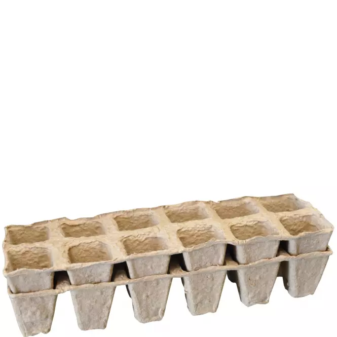 Kvetináč rašelinový 2x6 (12 téglikov) / 28x9x5cm SH-S03,2
