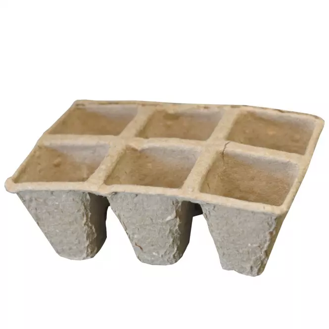Kvetináč rašelinový 2x3(6 téglikov) /11.7x8.5 cm SH-S10,2