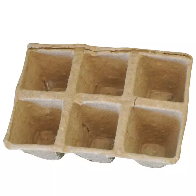 Kvetináč rašelinový 2x3(6 téglikov) /11.7x8.5 cm SH-S10,3