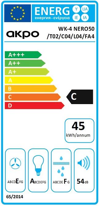 Digestor WK-4 Nero 50 čierny