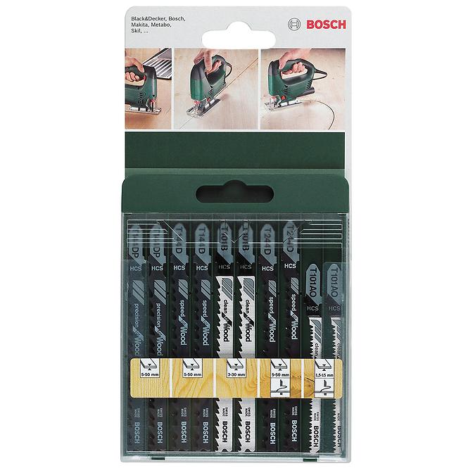 Bosch Sada pílových listov do dreva 10 ks,2