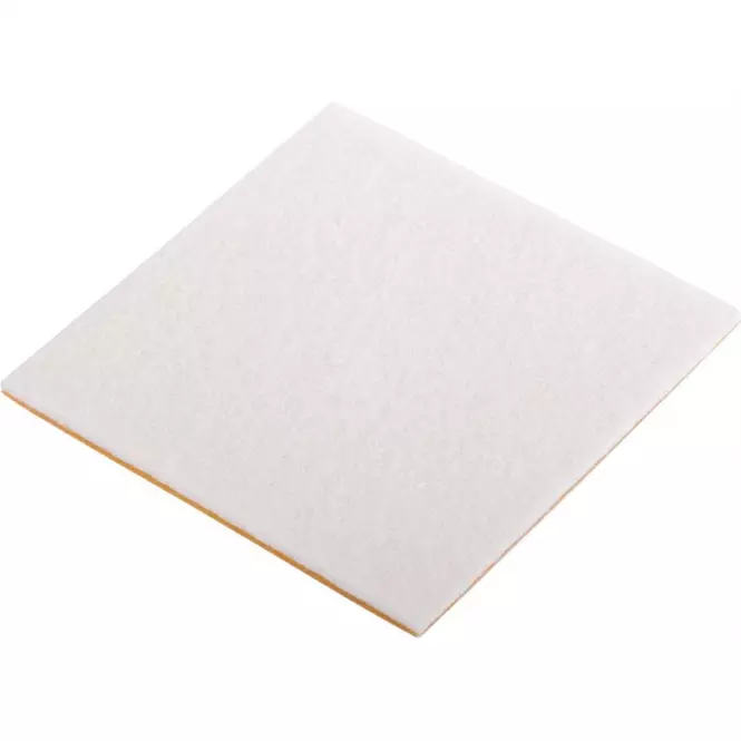 Plstená podložka biela 100x100 mm 