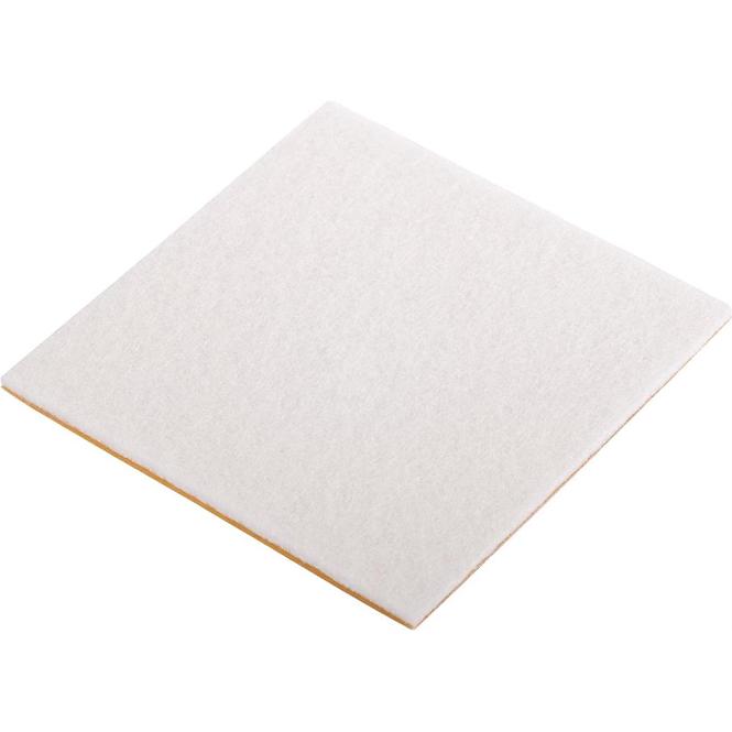 Plstená podložka biela 100x100 mm 