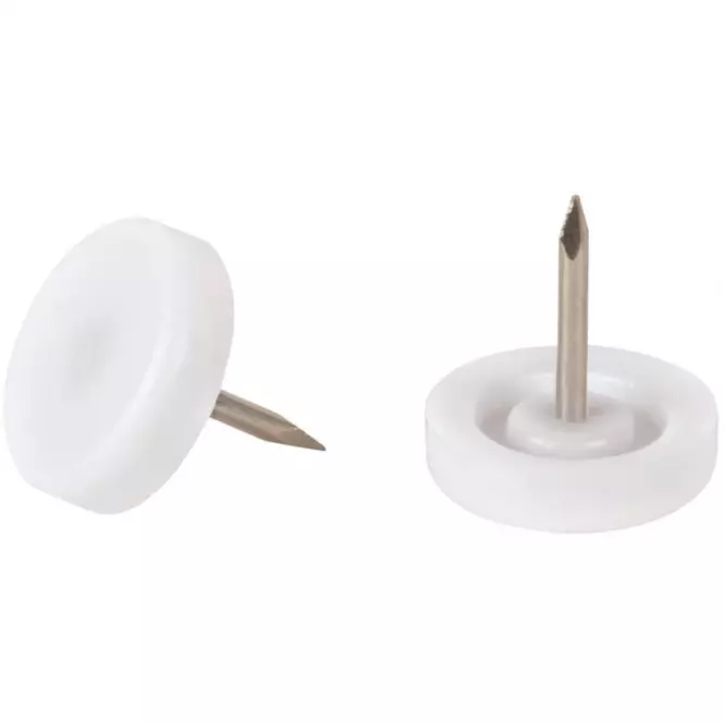 Nabíjacie plastové podložky biele 20mm