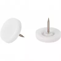 Nabíjacie plastové podložky biele 26 mm
