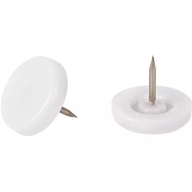 Nabíjacie plastové podložky biele 26 mm