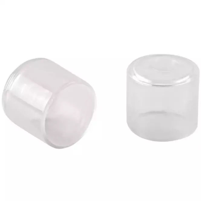 Nábytkové  kryty na nohy stoličiek číre 18 mm