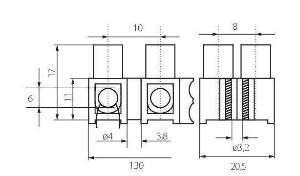 Spojka H-6MM2 PP M (26432)