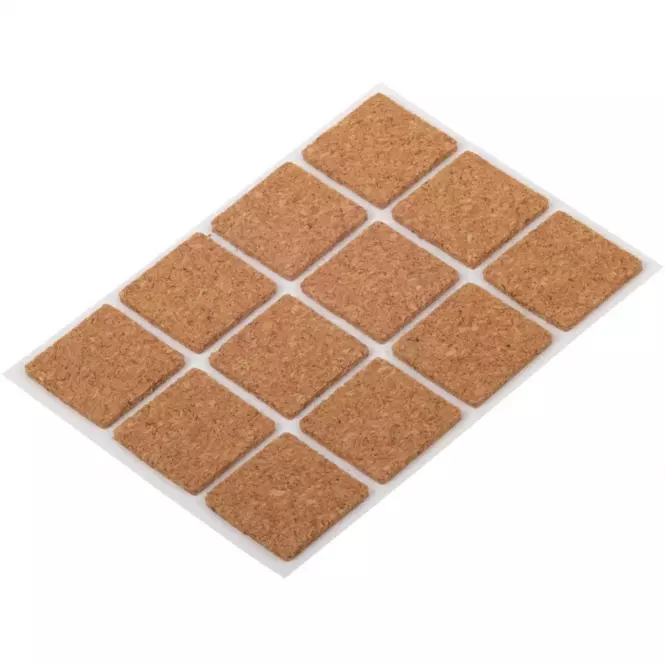 Podložky korkové samolepiace 20x20mm