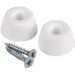 Tlmiace zarážky biele 21 mm