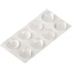 Priehľadné tlmiace dorazy, výška 7,8 mm priemer 16 mm 8 ks