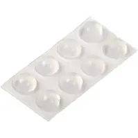 Priehľadné tlmiace dorazy, výška 7,8 mm priemer 16 mm 8 ks