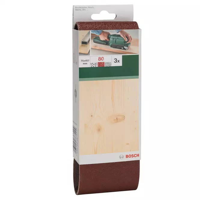 BOSCH Brúsny pás 75x457 mm, G60, drevo,2